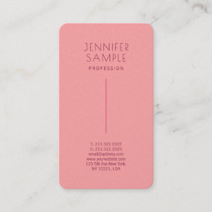 Elegant premium parelpapier afgerond luxe visitekaartje