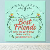 Elegant Premium Wrapped Canvas Wall Art (Insitu (Houten vloer))