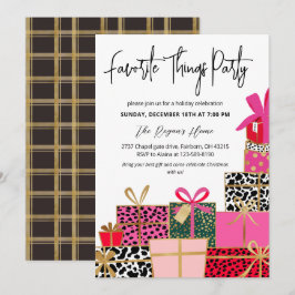 Elegant Presents Favorite Things Party Holiday In Kaart