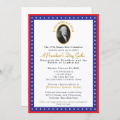 Elegant President's Day Gala Fundraiser Kaart (Voorkant / Achterkant)