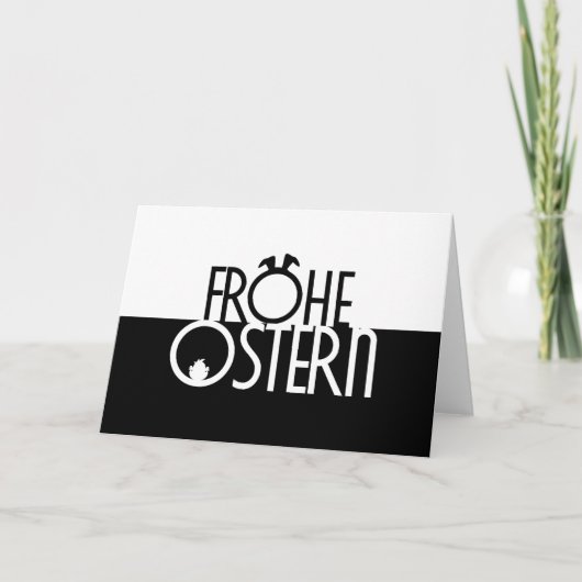Elegant prettig Pasen voor je dierbaren! Kaart (Voorkant)