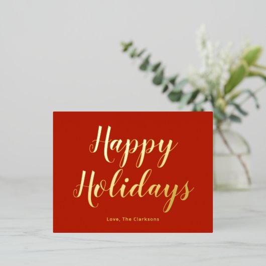 Elegant Prettige feestdagen (Staand Voorkant)