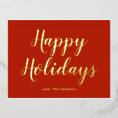 Elegant Prettige feestdagen (Voorkant)