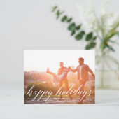 Elegant Prettige feestdagen kerstfoto (Staand voorkant)