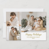 Elegant Prettige feestdagen met kerstkaart (Voorkant)