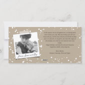 Elegant Prettigste Feestdagen Fancy Script 4 Foto Feestdagenkaart (Achterkant)