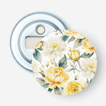 Elegant Pretty Yellow and White Floral