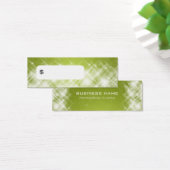 Elegant Prijs Label Glamoureuze Sparks Limoen Mini Visitekaartjes (Bureau)