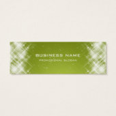 Elegant Prijs Label Glamoureuze Sparks Limoen Mini Visitekaartjes (Achterkant)