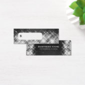 Elegant Prijs Label Glamoureuze Sparks Zwart Mini Visitekaartjes (Bureau)