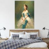 Elegant Princess Alexandra Portrait Canvas Afdruk (Insitu (Slaapkamer))