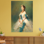 Elegant Princess Alexandra Portrait Canvas Afdruk (Insitu (Woonkamer))