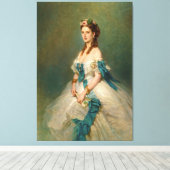 Elegant Princess Alexandra Portrait Canvas Afdruk (Insitu (Houten vloer))