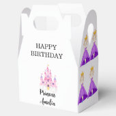 Elegant Princess Birthday Celebration Bedankdoosjes (Geopend)