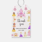 Elegant Princess Birthday Celebration Cadeaulabel (Voorkant)