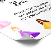 Elegant Princess Birthday Celebration Poster (Hoek)