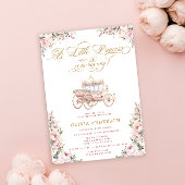Elegant Princess Blush Roze Baby shower Kaart