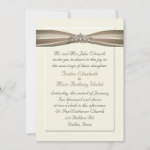 Elegant Princess Wedding Invitation Kaart (Voorkant)