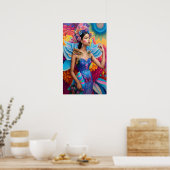 Elegant prinses met vleugels poster (Keuken)