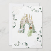 Elegant Prinses Sprookje | Quinceañera 15e Kaart (Achterkant)