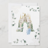 Elegant Prinses Sprookje | Quinceañera 15e Kaart (Achterkant)