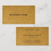 Elegant Printed Kraft Paper Professional Company Visitekaartje (Voorkant / Achterkant)