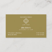 Elegant procureur bij wet | Wettelijke vennootscha Visitekaartje (Voorkant)