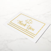 Elegant procureur Dank u Folie Briefkaart (Gedraaid)