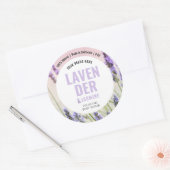 Elegant product body scrub lotion label met foto (Envelop)