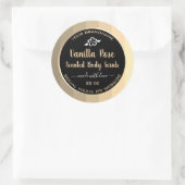 Elegant Product Verpakking Goud en Zwart Etiketten (Tas)