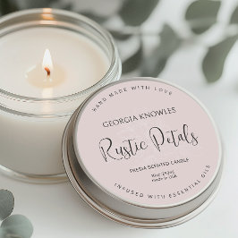 Elegant productetiket Sticker Roze