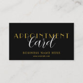 Elegant Professional Appointment Card Design Afsprakenkaartje (Voorkant)
