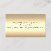 Elegant Professional Cake Floral Mixer Bakery Visitekaartje (Achterkant)