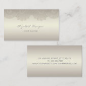 Elegant Professional Charming Luminous, kant Visitekaartje (Voorkant / Achterkant)