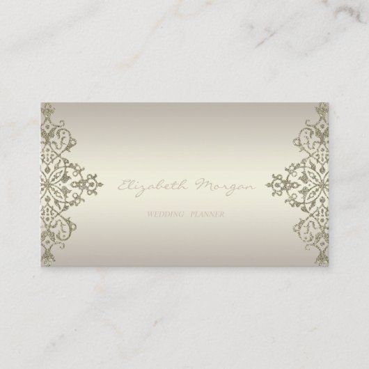 Elegant Professional Charming Luminous, kant Visitekaartje (Voorkant)