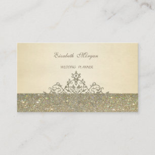 Elegant Professional Chic Luxury, Glittery, Lace Visitekaartje