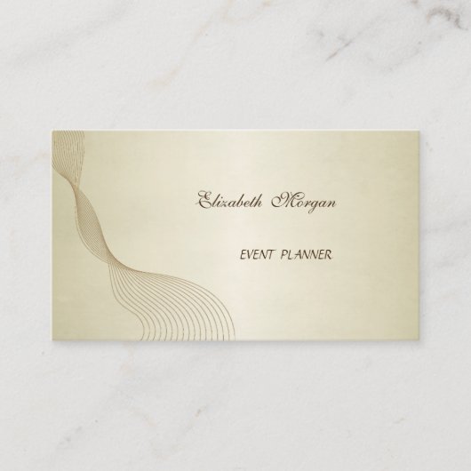 Elegant Professional Chic Luxury Visitekaartje (Voorkant)