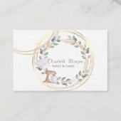 Elegant Professional Circles Cake Mixer Leaders Visitekaartje (Voorkant)