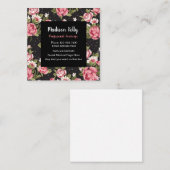 Elegant Professional Concierge Vierkante Visitekaartje (Voorkant / Achterkant)