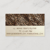 Elegant Professional, Confetti, Nail Pools, Leopar Visitekaartje (Achterkant)