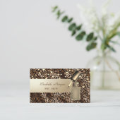 Elegant Professional, Confetti, Nail Pools, Leopar Visitekaartje (Staand voorkant)