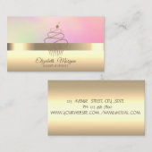 Elegant Professional Cupcake bakkerij Visitekaartje (Voorkant / Achterkant)