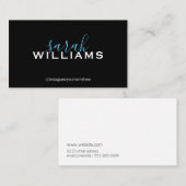 Elegant Professional Cursive Visitekaartje (Voorkant / Achterkant)