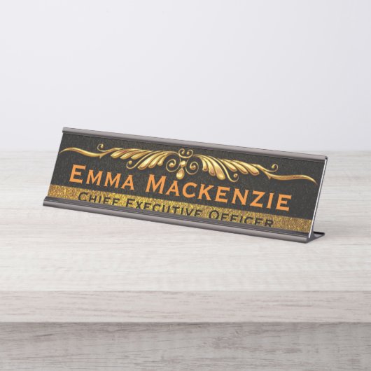 Elegant Professional Desk Name Bord Bureau Naambordje (Voorkant)