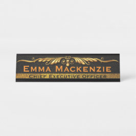 Elegant Professional Desk Name Bord Bureau Naambordje