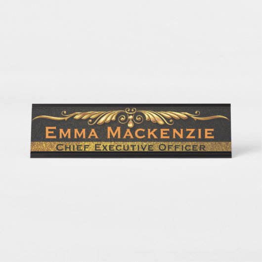 Elegant Professional Desk Name Bord Bureau Naambordje (Voorkant)