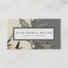 Elegant Professional Earthy Zen Waterverf Visitekaartje