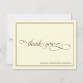 Elegant Professional Flat Hartelijk dank Bedankkaart (Voorkant)