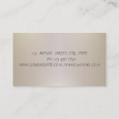 Elegant Professional , Flowers Visitekaartje (Achterkant)