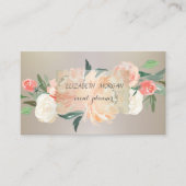Elegant Professional , Flowers Visitekaartje (Voorkant)